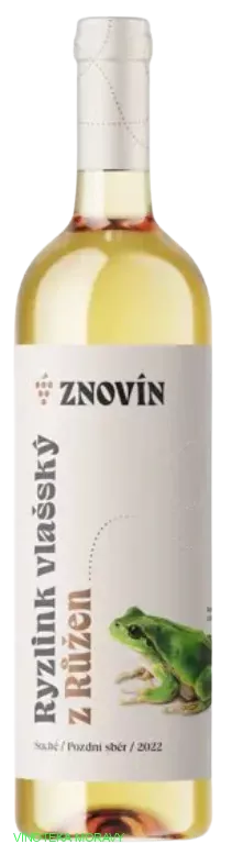 Ryzlink vlašský 2022 - pozdní sběr