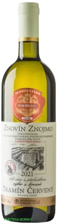 Tramín červený 2021 pozdní sběr