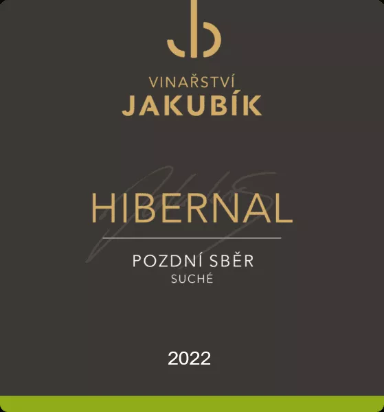 Vinařství Jakubík Hibernal 2022 pozdní sběr 0,75 l