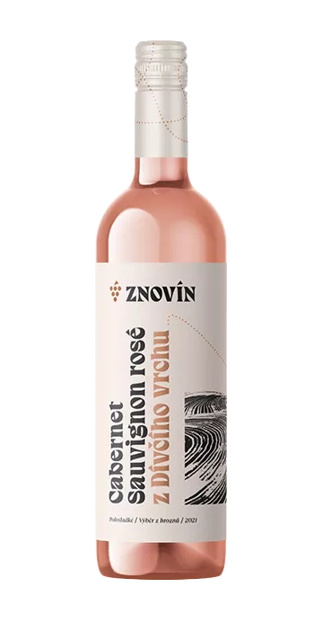 Znovín Znojmo Cabernet Sauvignon rosé 2022 - pozdní sběr 0,75 l