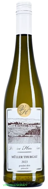 Müller Thurgau 2023 - pozdní sběr
