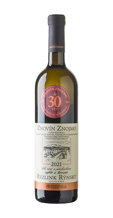 Ryzlink rýnský 2021 - výběr z hroznů