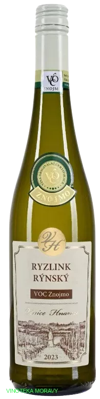 Ryzlink rýnský 2023 - víno originální certifikace