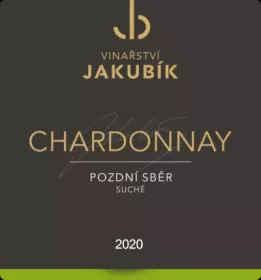 Vinařství Jakubík Chardonnay 2020 pozdní sběr 0,75 l