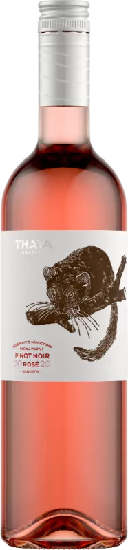 Vinařství Thaya Pinot Noir rosé 2022 pozdní sběr-pozdravy z NP 075 l