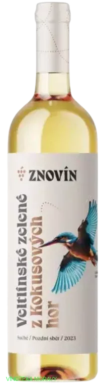 Ledňáček říční Veltlínské zelené 2023 - Pozdní sběr