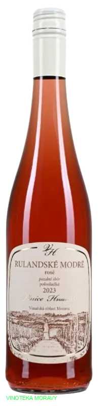 Rulandské modré rosé 2023 - pozdní sběr