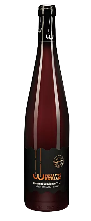 Vinařství Burian Cabernet Sauvignon 2021 výběr z hroznů 0,75 l